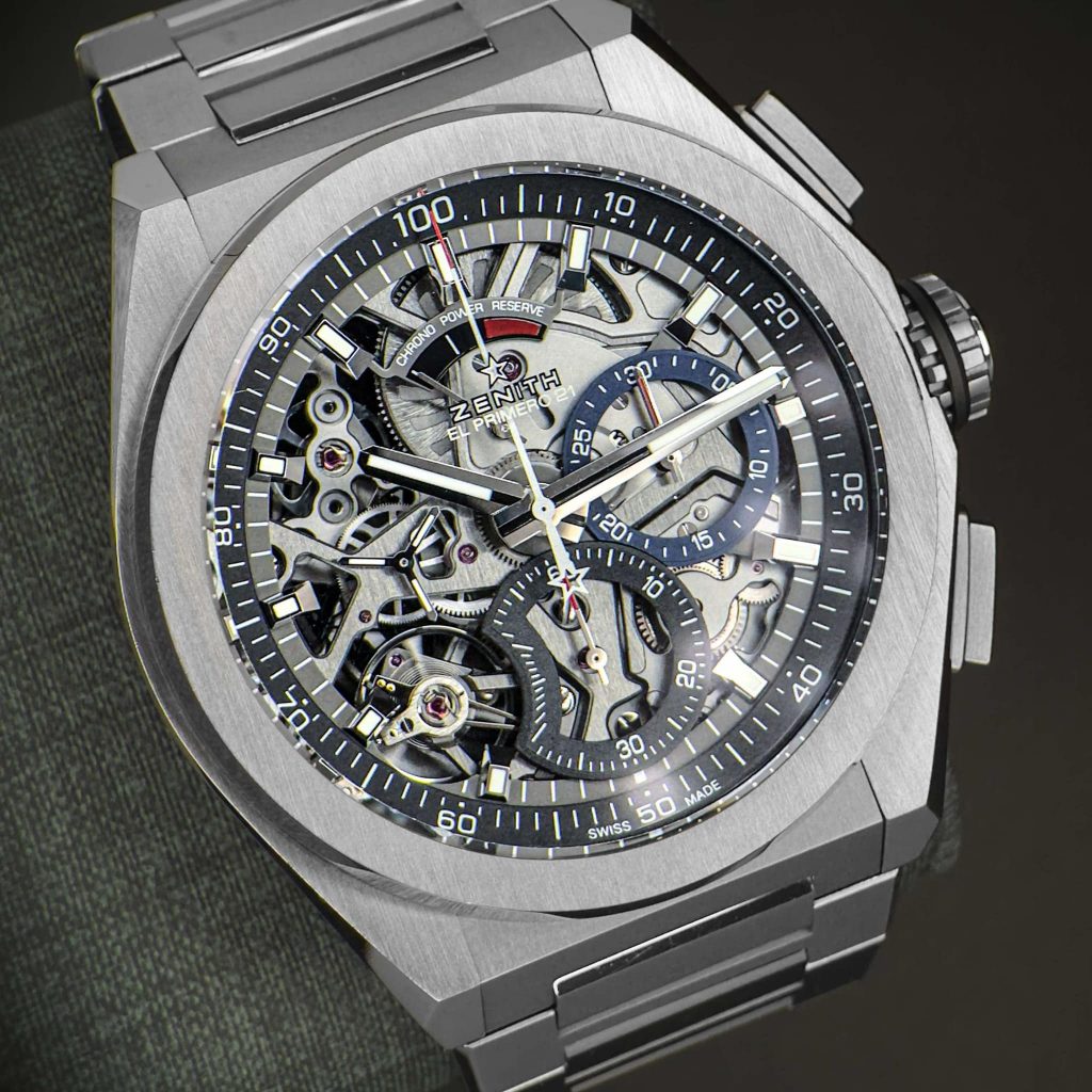 SOLD-2023 Zenith Defy El Primero 44MM Skeleton Titanium - 95.9000.9004/78.M9000