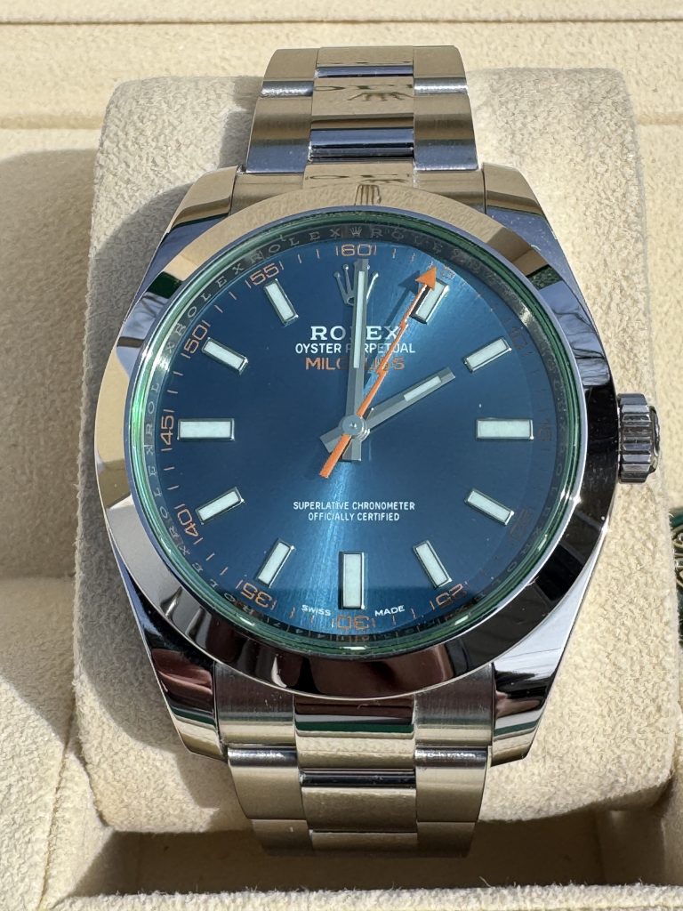SOLD-2020 Rolex Milgauss 40mm Stainless Z-Blue Dial Oyster - 116400GV