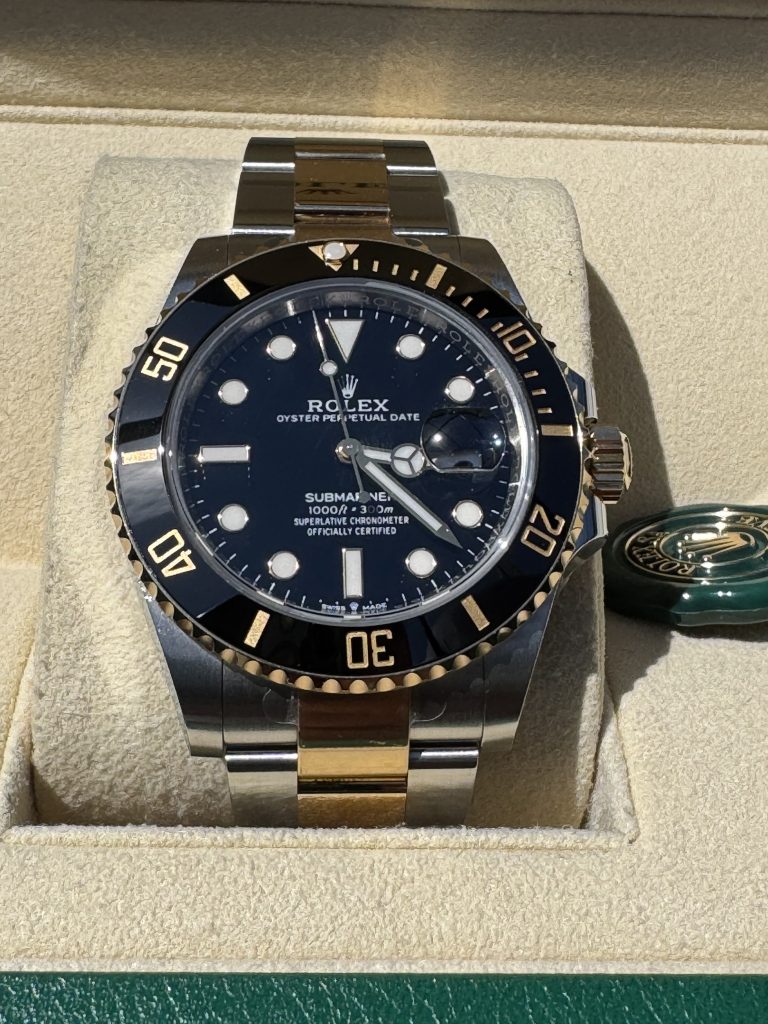 SOLD-2020+ Rolex Submariner Two Tone Oyster- 126613LN